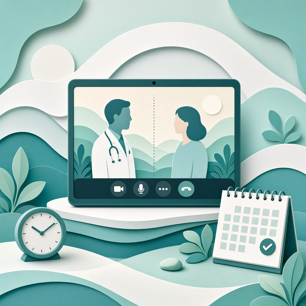 Doctor's Zoom consultation session
